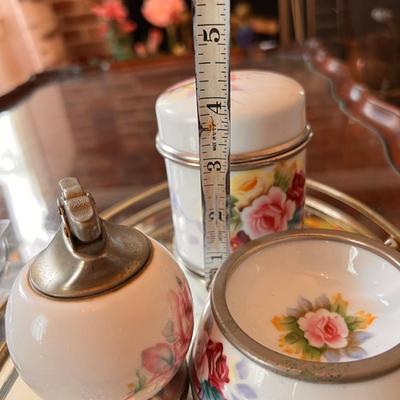 Vintage Porcelain & Glass Lot - Carlton Ware, Hand Painted China