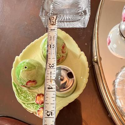 Vintage Porcelain & Glass Lot - Carlton Ware, Hand Painted China