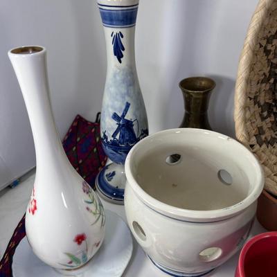 Decor and collectibles Delf orchid pot