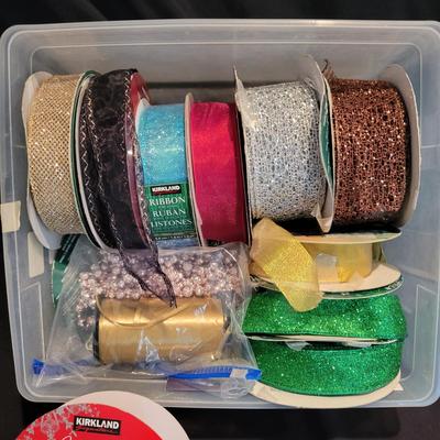 Huge Assortment of Cards, Decorative Papers, Ribbon and More (EW-DW)