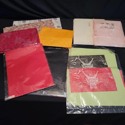 Huge Assortment of Cards, Decorative Papers, Ribbon and More (EW-DW)