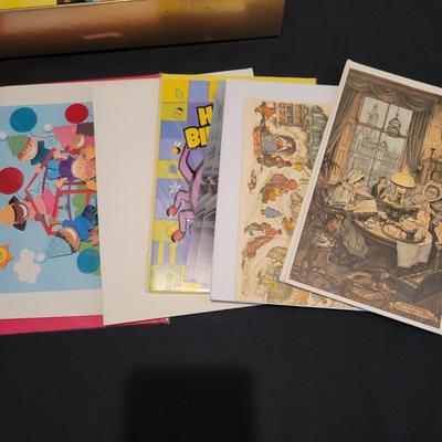 Huge Assortment of Cards, Decorative Papers, Ribbon and More (EW-DW)