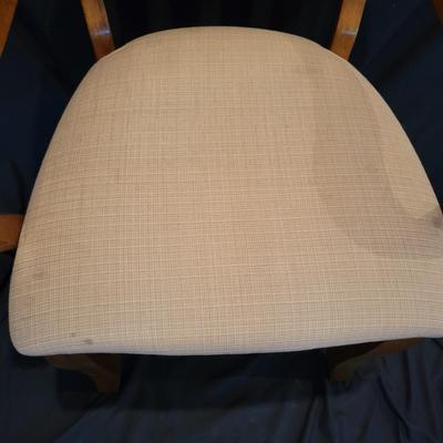 Upholstered Solid Wood Chair (LR-DW)