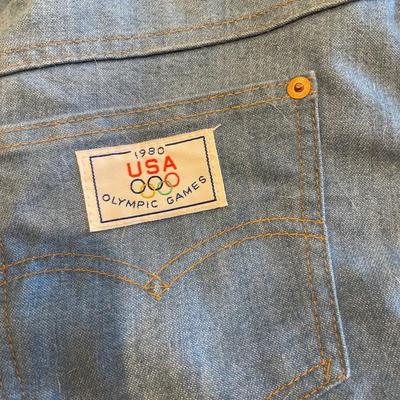 1980â€™s Leviâ€™s Olympic Games jeans