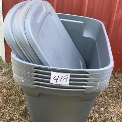 6 Totes with Lids