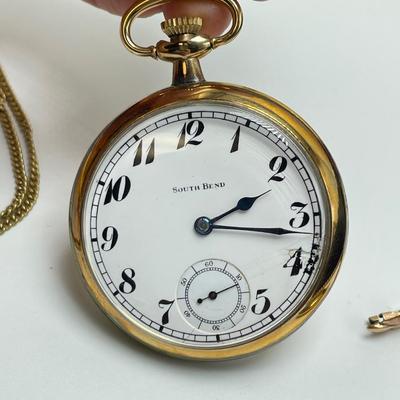 Elgin, Bulova, Wrist Watches + South Bend Pocket Watch (B3-SS)