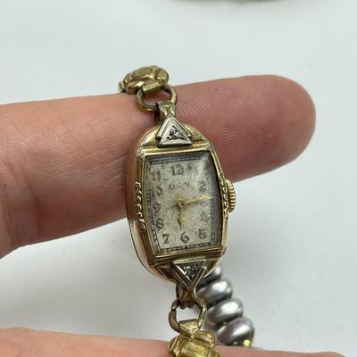 Elgin, Bulova, Wrist Watches + South Bend Pocket Watch (B3-SS)