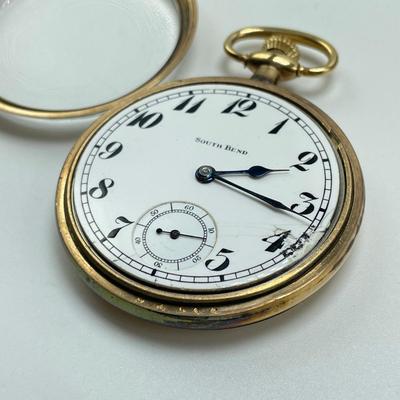 Elgin, Bulova, Wrist Watches + South Bend Pocket Watch (B3-SS)