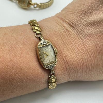 Elgin, Bulova, Wrist Watches + South Bend Pocket Watch (B3-SS)