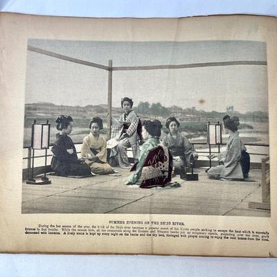 Antique Illustrations of Japanese Life  c1900