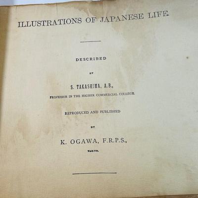 Antique Illustrations of Japanese Life  c1900