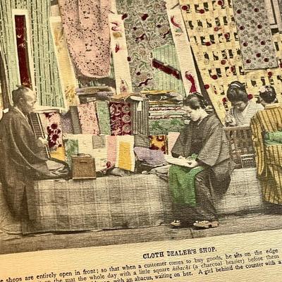 Antique Illustrations of Japanese Life  c1900