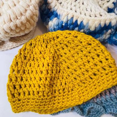 Vintage crocheted hats