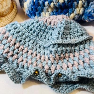 Vintage crocheted hats