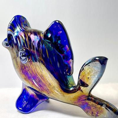 Carnival glass fish