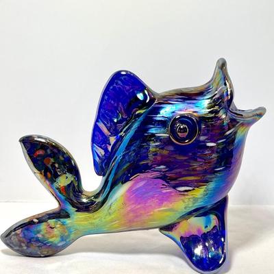 Carnival glass fish