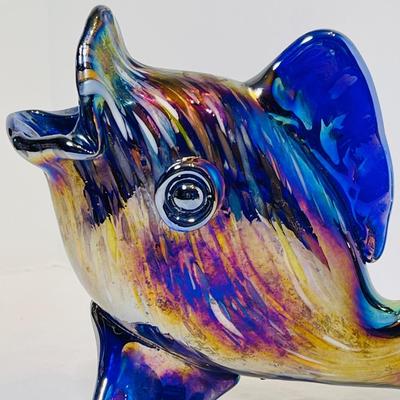 Carnival glass fish