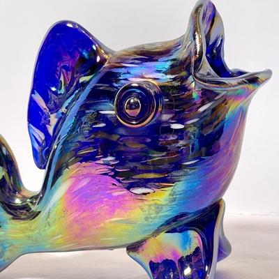 Carnival glass fish