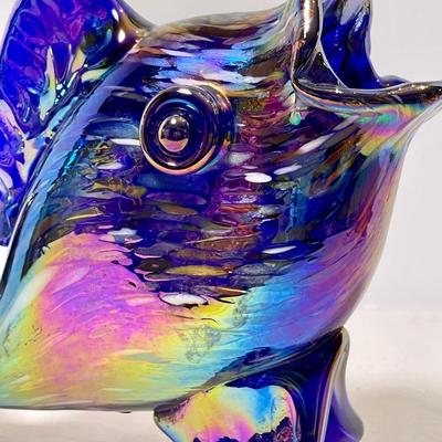 Carnival glass fish