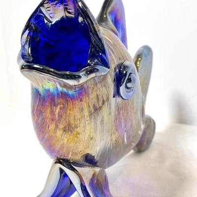 Carnival glass fish