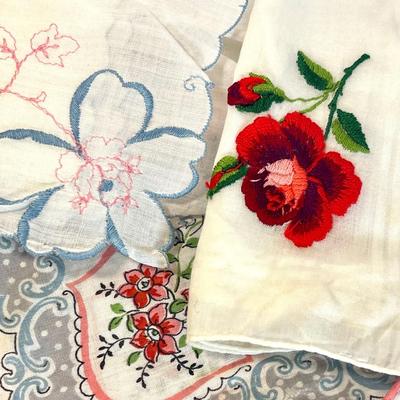 Vintage handkerchief lot