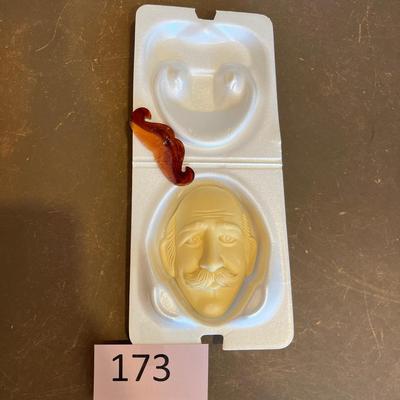 Avon soap & mustache comb