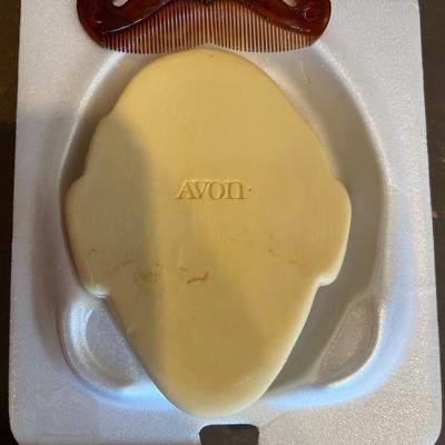 Avon soap & mustache comb