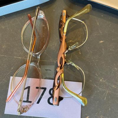 Two pair Vintage eyeglasses