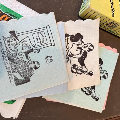 Vintage Mad-Nagerie napkins