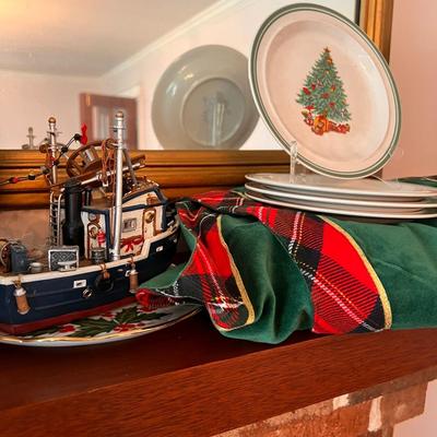 Huge Vntg. Contemp. Christmas Decor Lot - Enesco, Dept. 56, Kirk Stieff