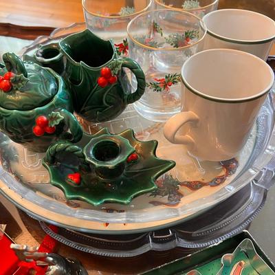 Huge Vntg. Contemp. Christmas Decor Lot - Enesco, Dept. 56, Kirk Stieff