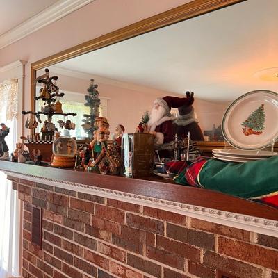 Huge Vntg. Contemp. Christmas Decor Lot - Enesco, Dept. 56, Kirk Stieff