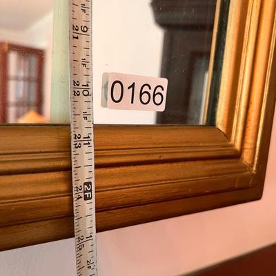 Vintage Gold Gilt Wood Frame Mirror 75"x24"