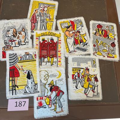 Vintage Bar joke tea towels