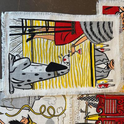 Vintage Bar joke tea towels