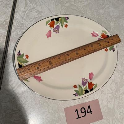 Hall Crocus Oval Platter