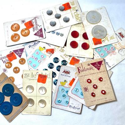 Vintage button lot