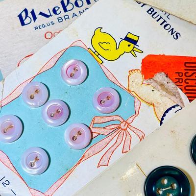 Vintage button lot