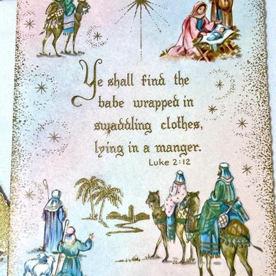Vintage Christmas card lot