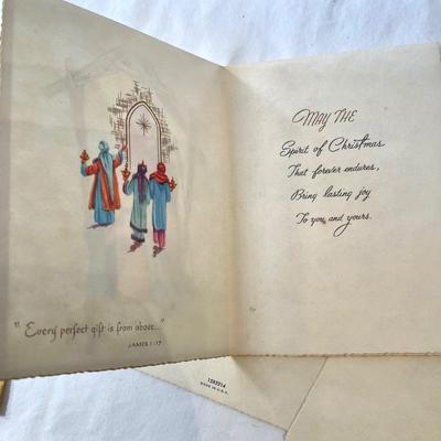 Vintage Christmas card lot