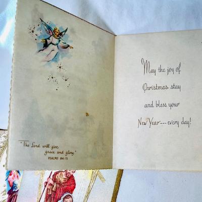 Vintage Christmas card lot