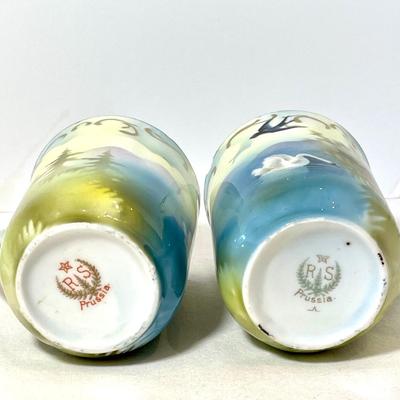 Rare RS Prussia chocolate cups and saucer