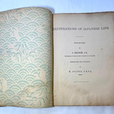 Antique Illustrations of Japanese Life 19th century