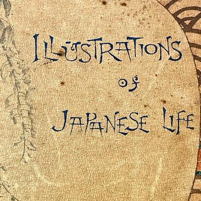 Antique Illustrations of Japanese Life 19th century