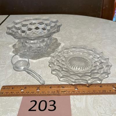 Fostoria American Mayo Set