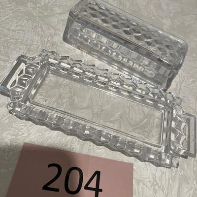 Fostoria, American butter dish