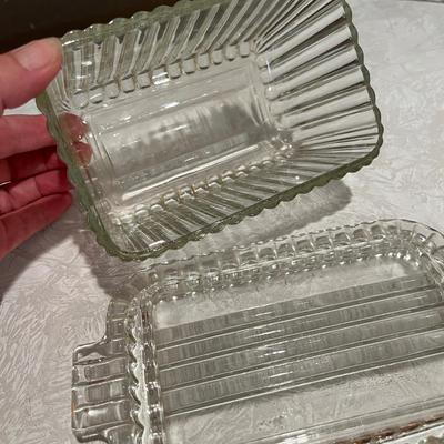 Depression era, butter dish
