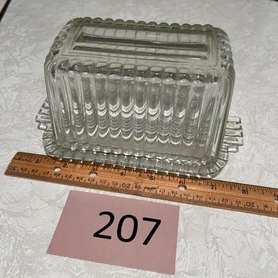 Depression era, butter dish