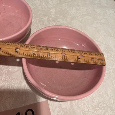 Two Pink McCoy bowls + more