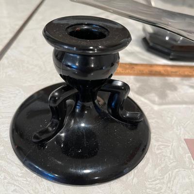 Depression Black & Crystal console set